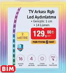 TV ARKASI RGB  LED AYDINLATMA